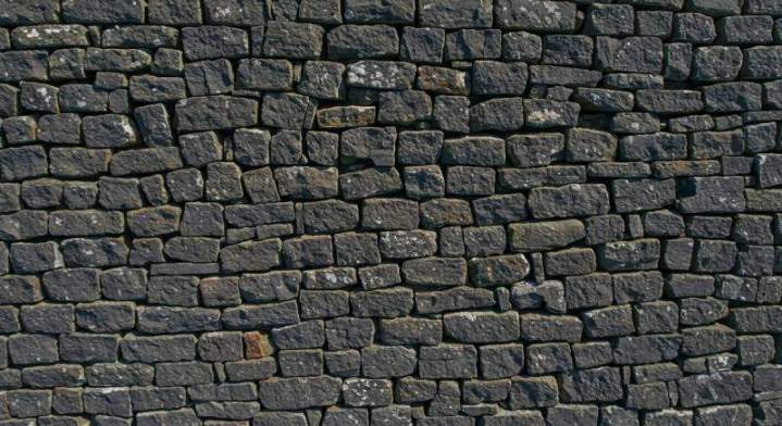 Mur en mâchefer Chambéry